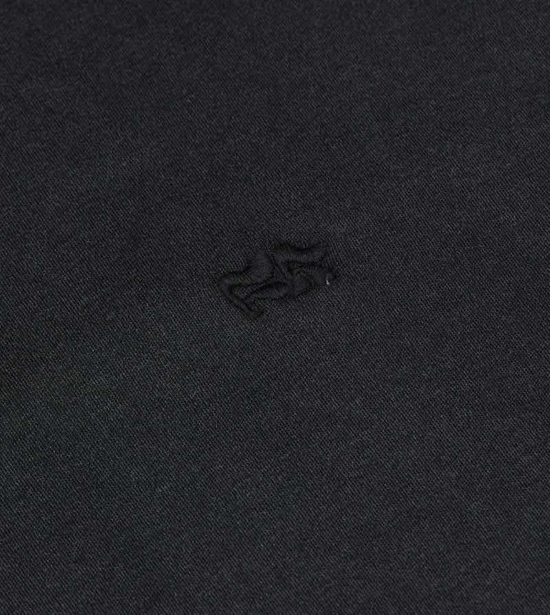 إف5 تيشيرت رجالي كبير الحجم بشعار  - أسود - Image 3